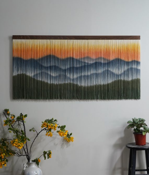 Hand-Painted Large Tapestry | Boho Wall Decor | yfine