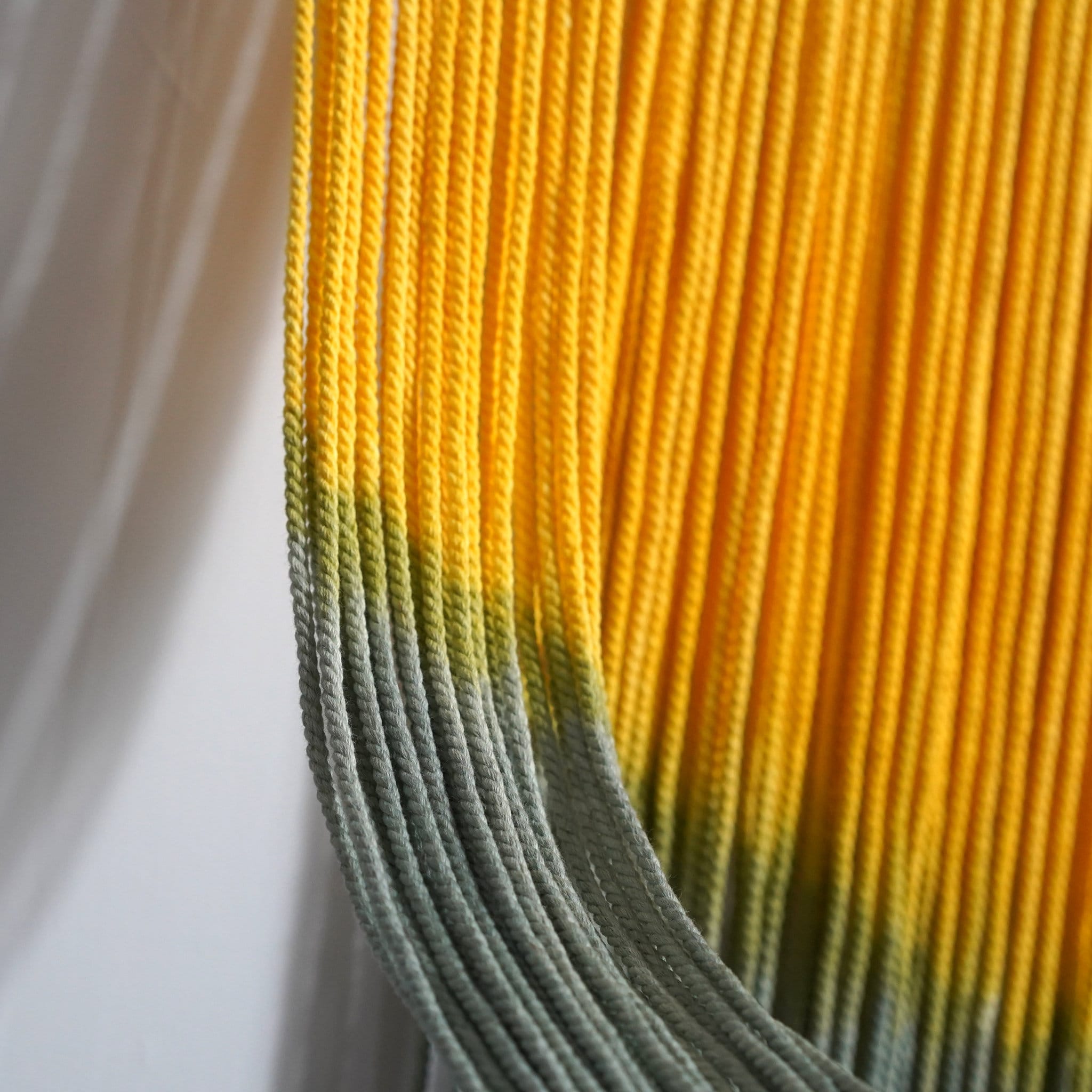 Geometric Boho Tapestry | Dip-Dye Textile Wall Art | yfine - Image 6