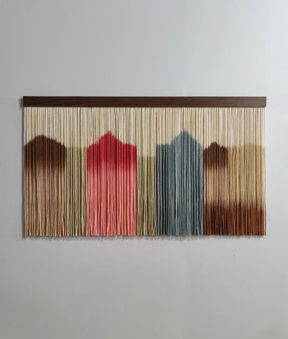 Sunburst Round Macrame | Handwoven Boho Wall Art | yfine